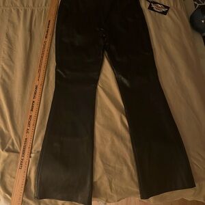 Harley-Davidson Black Flare Wide Leg Jeans